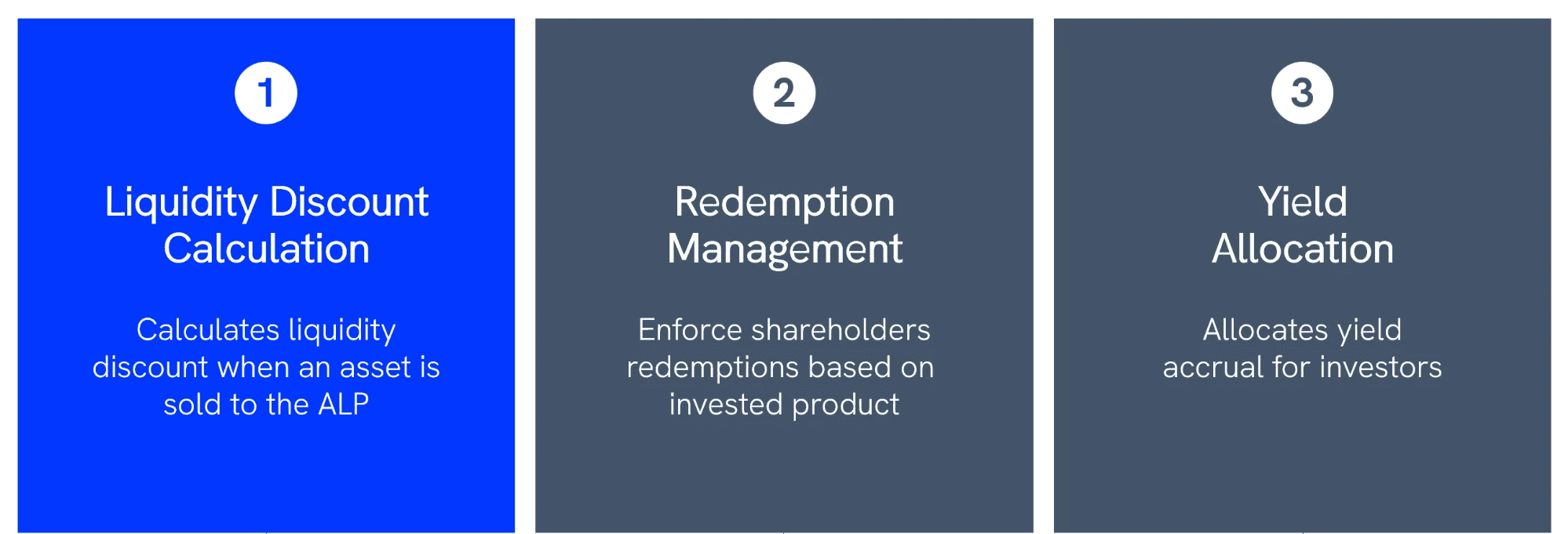 The ALP Algorithm: Liquidity Discount Calculation, Redemption Management, and Yield Allocation